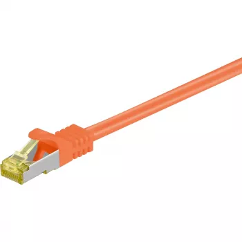 Tinklo kabelis Goobay RJ-45 CAT7 0,25 m Oranžinis S/FTP