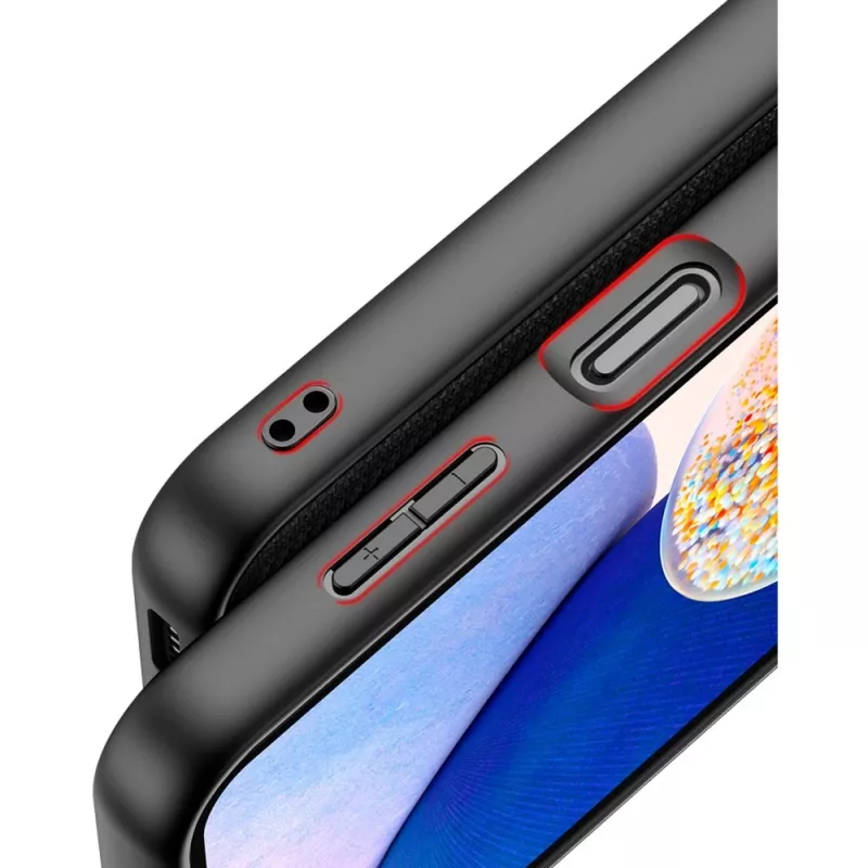 StyleShell NYLO, Telefono Dėklas Juodas, Samsung Galaxy A15 5G / A15 4G