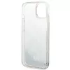 Karl Lagerfeld KLHCP14MLMNMS iPhone 14 Plus 6.7″ kietasis dėklas sidabrinis / sidabrinis Liquid Glitter Monogram