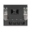 Pataisų skydelis DELOCK Mini Desktop RJ45 4 prievadų Cat.6A ekranuotas, juodas, metalinis, 90×22×93 mm