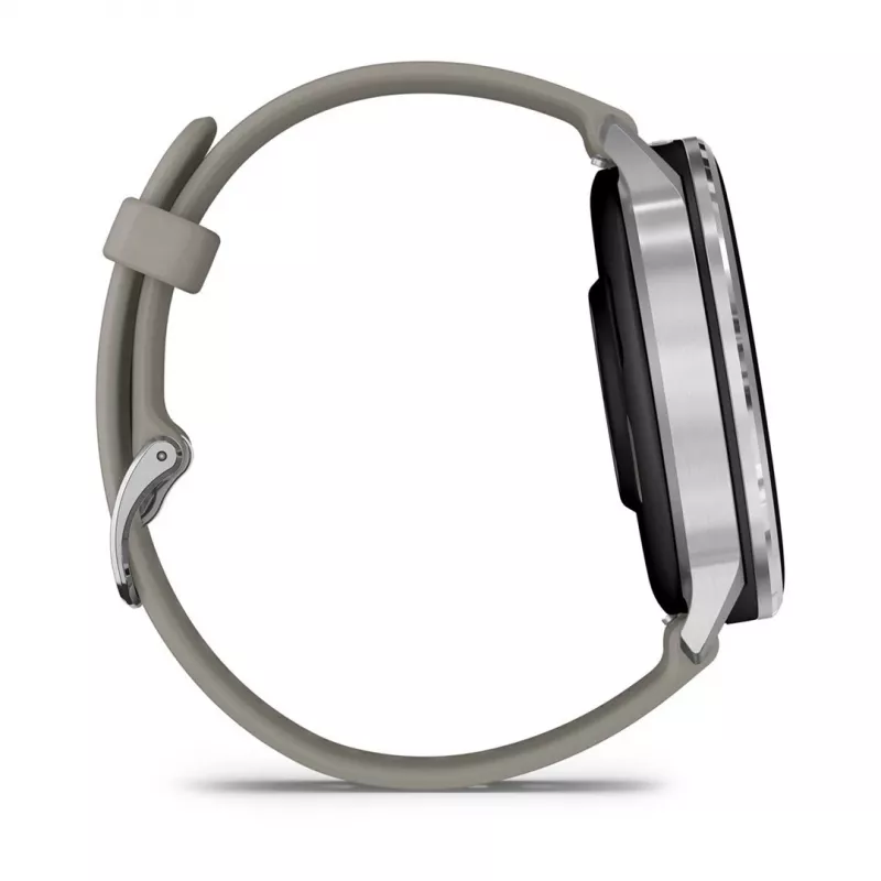 Išmanusis laikrodis Garmin Venu 4 1,4 colio AMOLED GPS Wi-Fi 45 mm sidabrinis