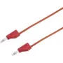 VOLTCRAFT matavimo zondas [4 mm kištukas - 4 mm kištukas] 0,5 m raudonas MSB-300 (MSB-300-0.5-Red)