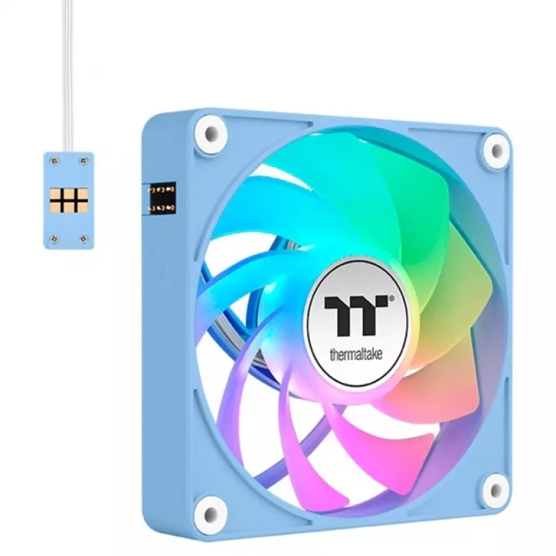Thermaltake CT140 EX Reverse ARGB 140mm korpuso ventiliatorius 3 vnt. rinkinys Hydrangea Blue