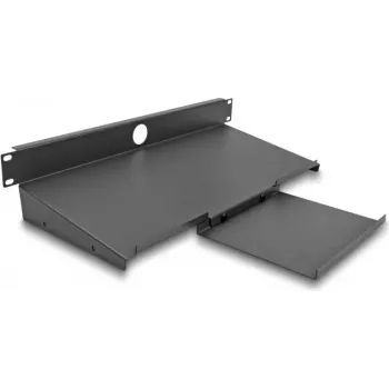DeLOCK 66749 stalčius klaviatūrai 19 colių pilka plieninė 483 mm gylis 221 mm plotis