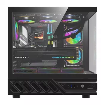 Kompiuterio korpusas DarkFlash DS950 (juodas) – vidutinis bokštas ATX suderinamas