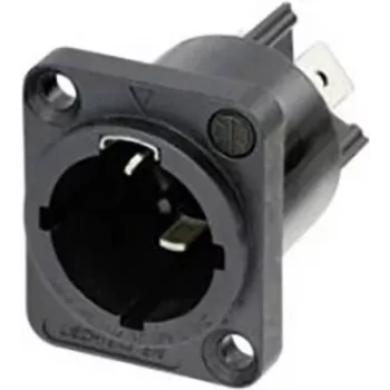 Neutrik NAC3MPX-TOP - Kištukas, CuSn0.2, Juodas, Varis, Poliamidas, Nerūdijantis plienas, Varis, Vario lydinys, IP65