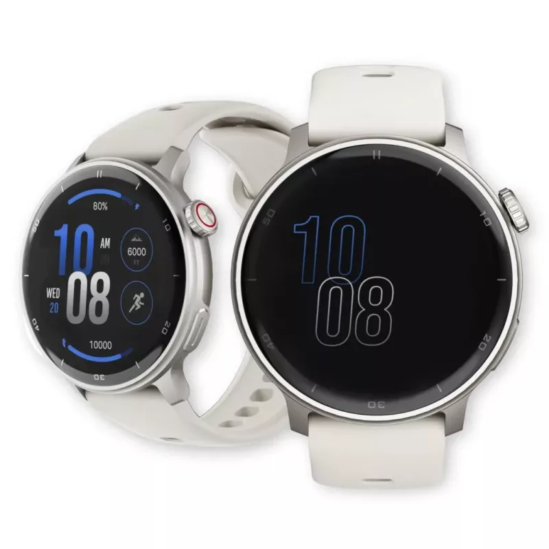 Išmanusis laikrodis Stelio Activ GPS 46mm sidabrinis STSWA101SR, GPS, 46 mm korpusas