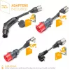 Juice Technology JUICE BOOSTER 2 Traveller Plus EV Set (EU) (antracitas/juoda, 1,4 - 22 kW, 3,1 m laidas)