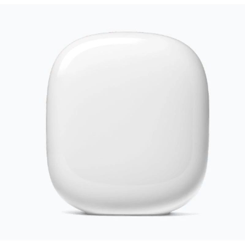 Google Nest WiFi Pro maršrutizatorius – belaidžio tinklo sistema iki 120 m², Wi-Fi 6E, trijų juostų (GA03030-EU)