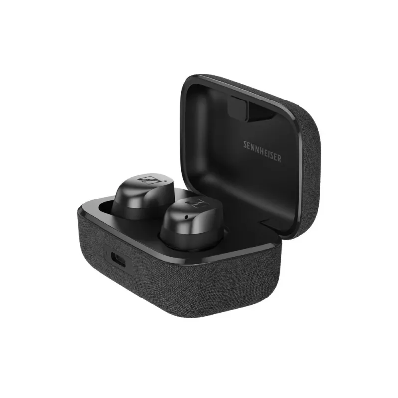 SENNHEISER Momentum MTW4 belaidės Bluetooth ausinės su triukšmo slopinimu, sportinės, juodos ir grafito spalvos