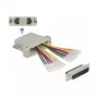 D-Sub HD 44 kontaktų užspaudžiamas kištukas į 2 x RJ45 lizdą DeLOCK 66835