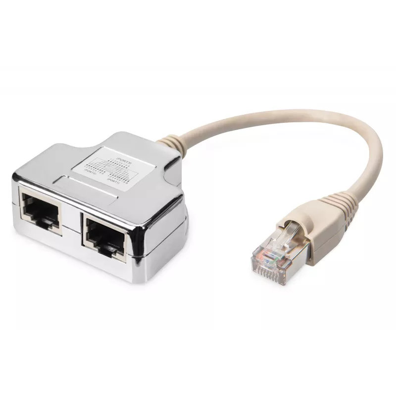 Pataisos laido adapteris Digitus CAT 5e ekranuotas 1:1