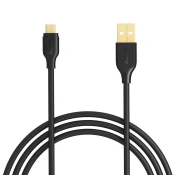 AUKEY CB-MD1 Black greitasis laidas Quick Charge micro USB-USB | 1m | 5A | 480 Mbps