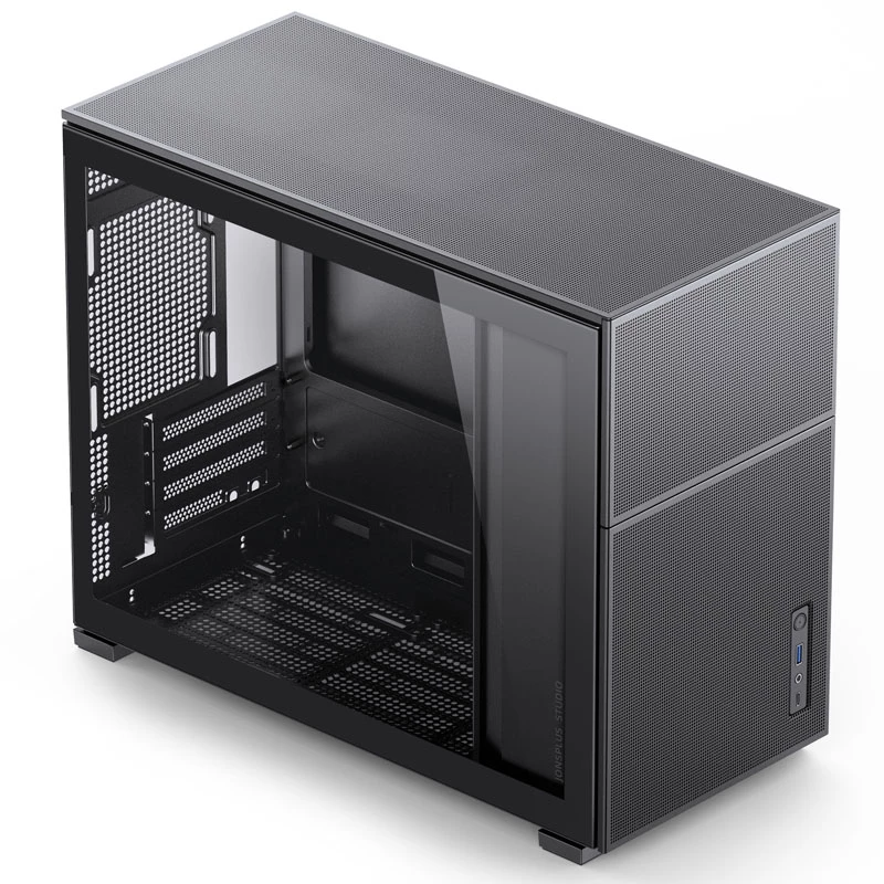 PC korpusas Jonsbo D31 MESH Midi Tower juodas