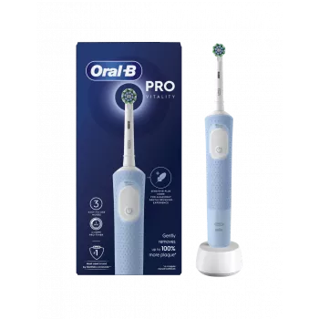 Oral-B Vitality Pro įkraunamas elektrinis dantų šepetėlis suaugusiems, 3 režimai, mėlynas