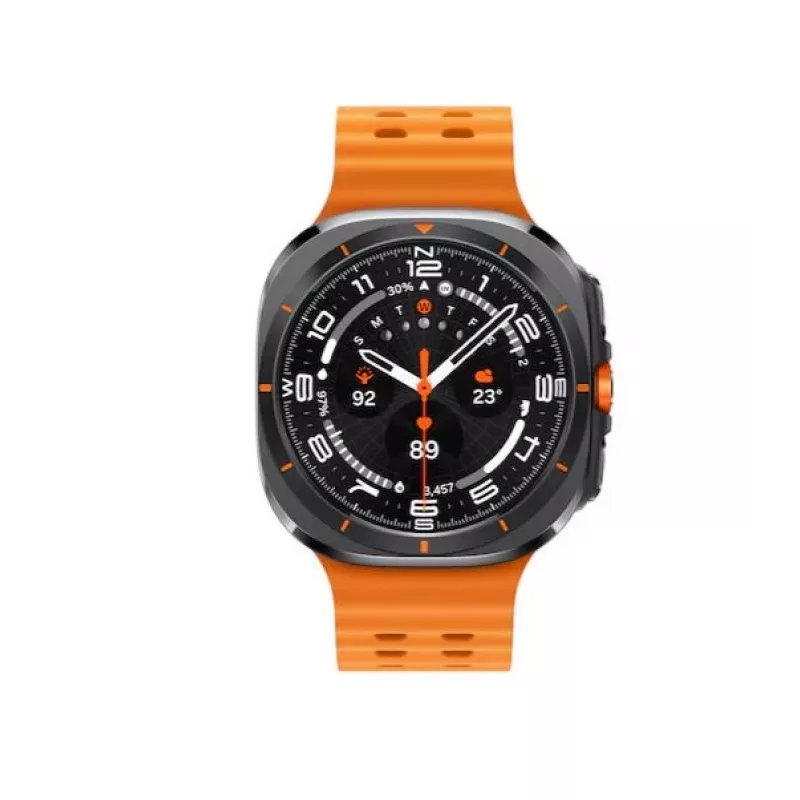 Samsung Galaxy Watch Ultra 3.81 cm (1.5 colio) AMOLED 47 mm Skaitmeninis 480 x 480 pikselių Liečiamas ekranas 4G Pilka, Titanas Wi-Fi GPS (palydovas)