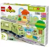 Traukinukų rinkinys LEGO DUPLO Interaktyvi nuotykių geležinkelis 10427, 57 dalių, 2 minifigūrėlės, nuo 2 metų