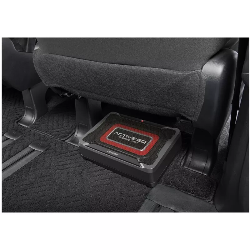 Kenwood KSC-PSW7EQ automobilinis žemų dažnių garsiakalbis, paruoštas montavimui, 160 W
