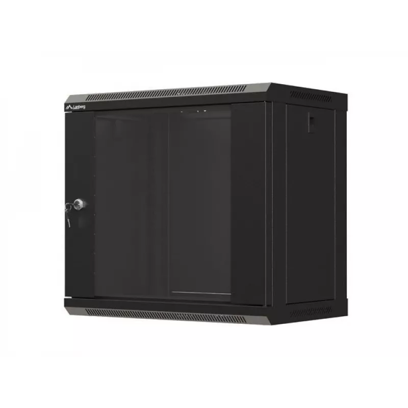 Sieninis stovas LANBERG WF03-5309-10B, 9U, 500×350×540 mm, maks. apkrova 60 kg, juodas