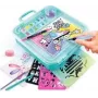 Akvarelės rinkinys nešiojamas su priedais Canal Toys ART012, kompaktiškas kelioninis dailės dėklas su dažais ir įrankiais