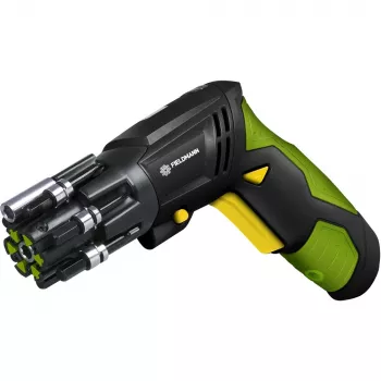 Belaidis atsuktuvas Fieldmann FDS10102A — 3,6 V Li‑Jon, 1300 mAh, 180 aps/min, 4 Nm, 6 sukimo momentų lygių, LED