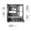PC Midi Tower korpusas TACENS Mars Gaming MC-INFINIOLITE, juodas, grūdintas stiklas, ATX/Micro-ATX/Mini-ITX, 120 mm ventiliatoriai