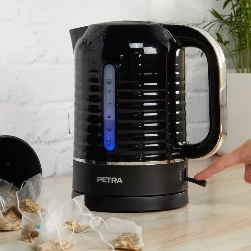 Elektrinis virdulys Petra 1.7L 3KW Juodas