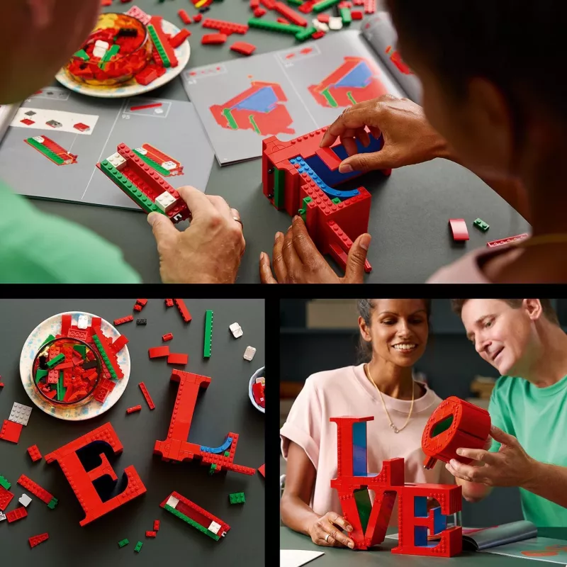 LEGO ART 31214 LOVE – Statomas pop meno modelis