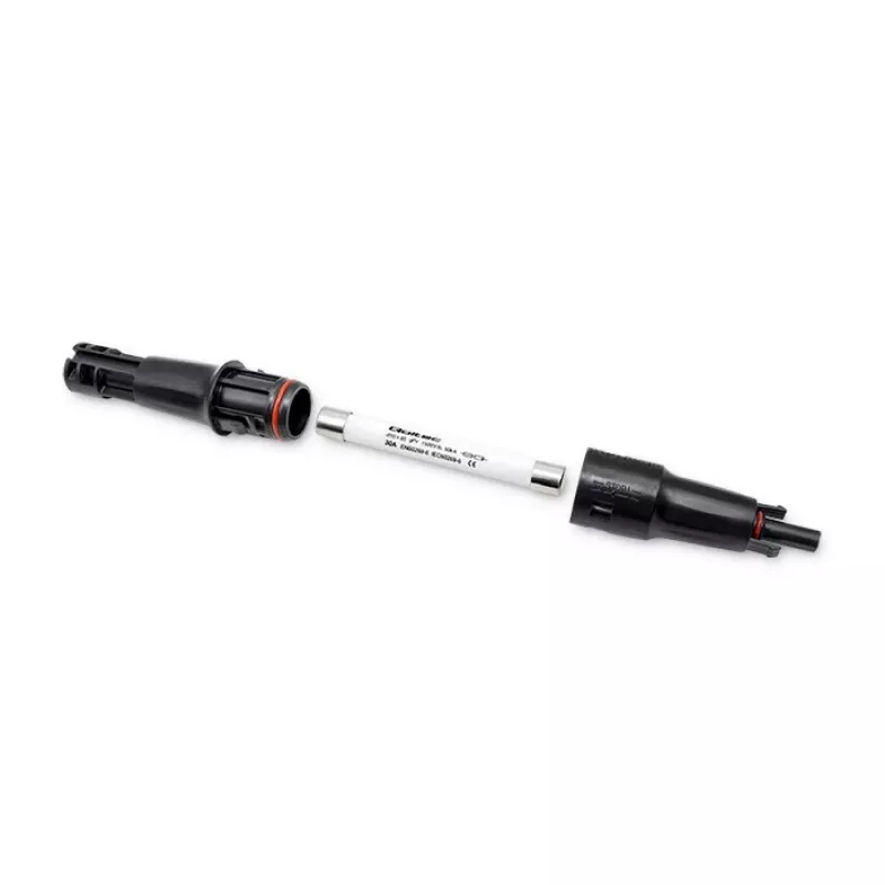Saulės elementų jungtis QOLTEC MC4 1500V 30A – lauko fotovoltinės kabelių jungtis
