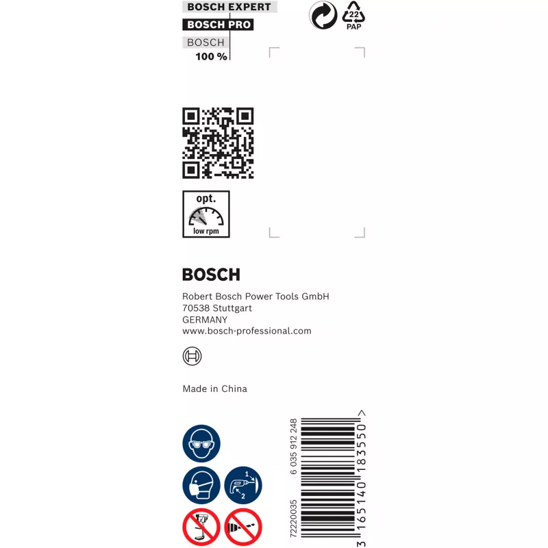 Sraigtinis grąžtas medienai Bosch PRO Wood 20 mm 1 vnt.
