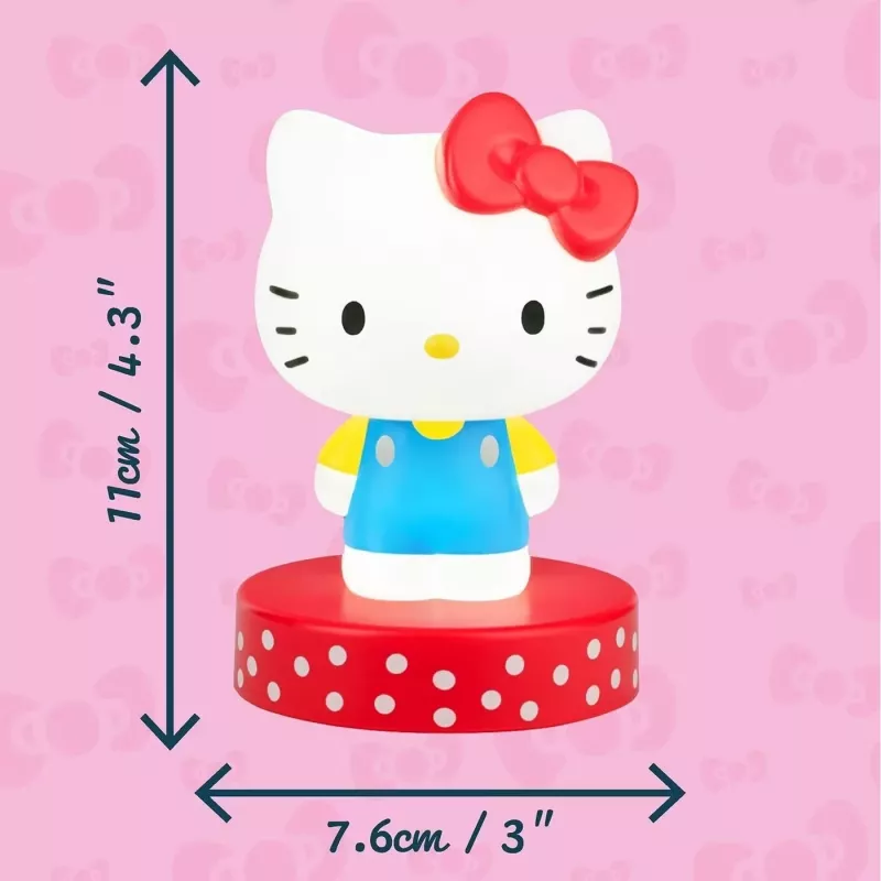 Stalinė lempa Paladone Hello Kitty Icon Light PP14445HK – dekoratyvinė LED ikonų lempa, kompaktiška naktinė šviesa
