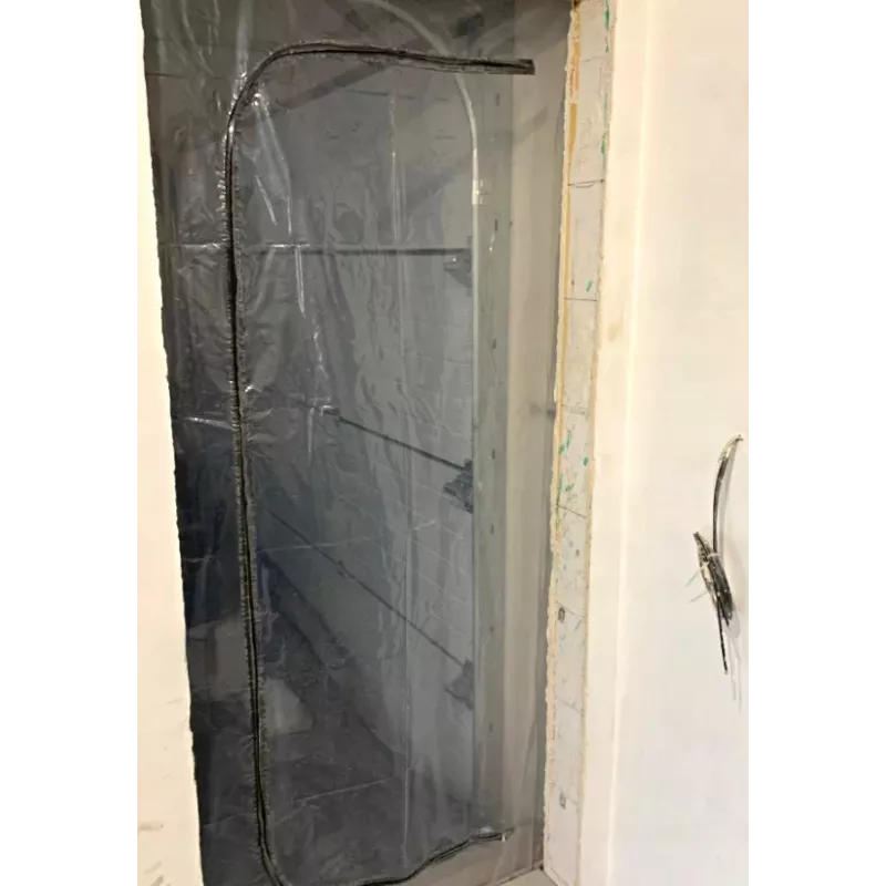 Dulkių barjeras durims remontui XXL, dulkių uždanga 230×135 durims