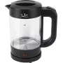 Jata HA702 virdulys, 1,2 l, 1500 W, borosilikatinis stiklas, belaidis, juodos spalvos