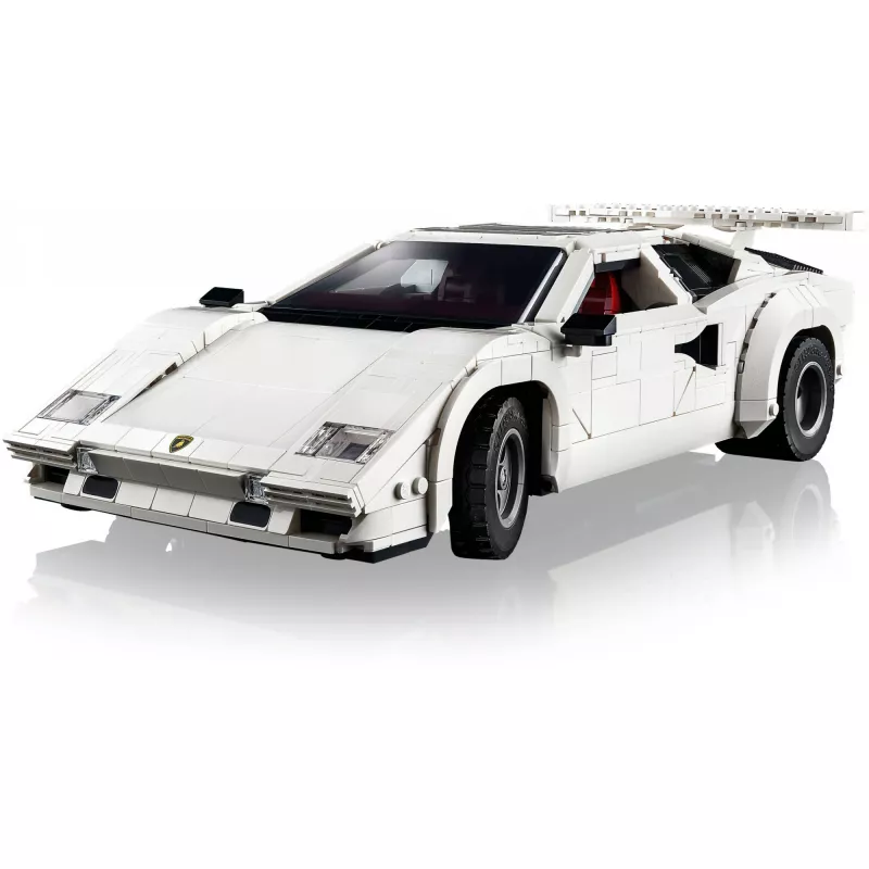 LEGO Icons statybinis rinkinys Lamborghini Countach 5000 Quattrovalvole 10337 — demonstracinis modelis, 1506 detalės, 340×90×160 mm