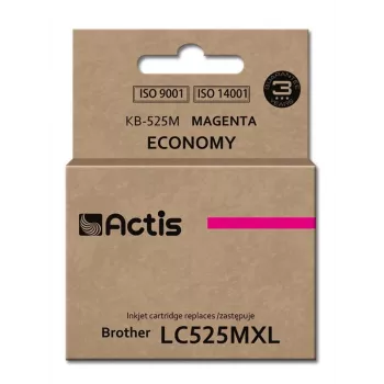 Actis KB-525M rašalinė kasetė (alternatyva Brother LC525M; standartinė; 15 ml; purpurinė)