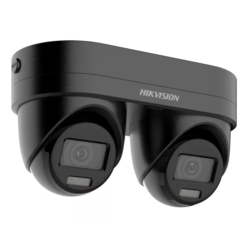 IP stebėjimo kamera Hikvision DS-2CD2343G2D-LIZ2UY/SL(2.8/4)BLACK — kupolinė, 2688×1520, lauko, 2,8/4 mm
