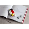 Dėklas išmaniajam telefonui iKins iPhone XR Mondrian White — apsauginis kietas nugarėlės dangtelis
