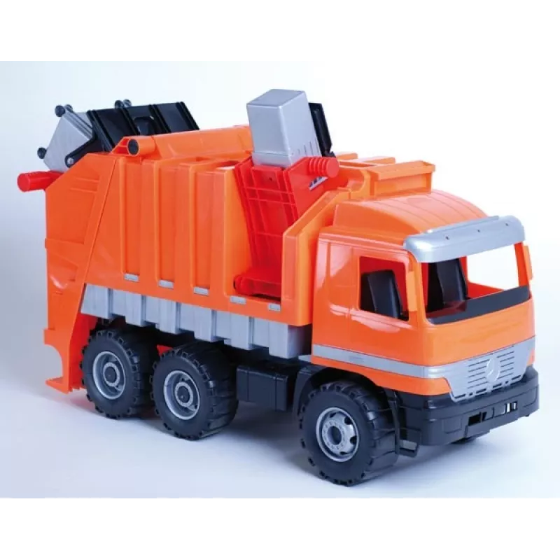 Mechaninis žaislinis šiukšliavežis Lena Mercedes ZL-02026, 70 cm