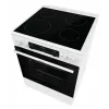 GORENJE GECS6C70WC Laisvai pastatoma elektrinė viryklė su keramine kaitlente