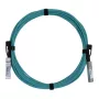 Aktyvus optinis kabelis UBIQUITI UACC-AOC-SFP10-5M SFP+ į SFP+, 10 Gbit/s, 5 m, 850 nm, PVC apvalkalas, akvamarinas