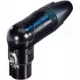 NEUTRIK XLR jungtis, lizdas, kampuotas, 4 poliai, juoda NC4FRX-B