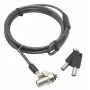 Kabelio spyna DICOTA D31540 juoda 2 m
