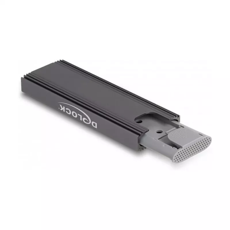 DeLOCK išorinis USB Type-C korpusas M.2 NVMe PCIe arba SATA SSD, be įrankių