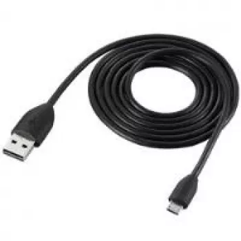 USB laidas HTC DC M410 Micro-USB A į USB A juodas