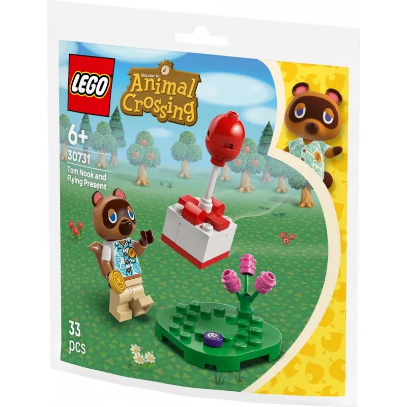 LEGO Animal Crossing 30731 Tom Nook ir balionas su staigmena, konstruktorius Polybag