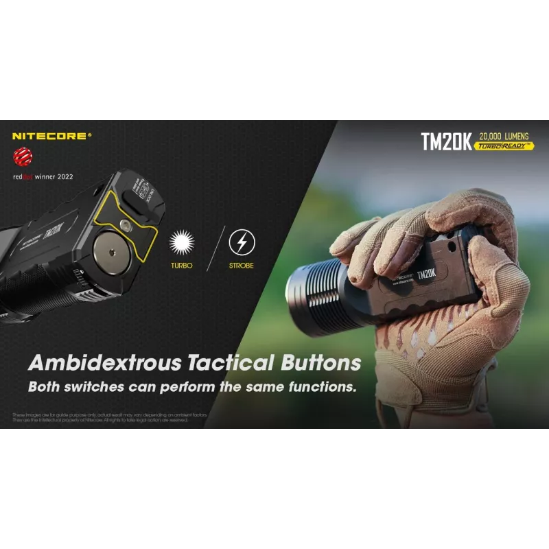 Prožektorius Tiny Monster SERIES/20000 liumenų TM20K Nitecore