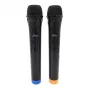 Pridėtinis karaoke mikrofonas MEDIA-TECH MT395 Accent Pro – laidinis, juodas, įjungimo/išjungimo jungiklis, maks. atstumas 20 m, 2 vnt. pakuotė