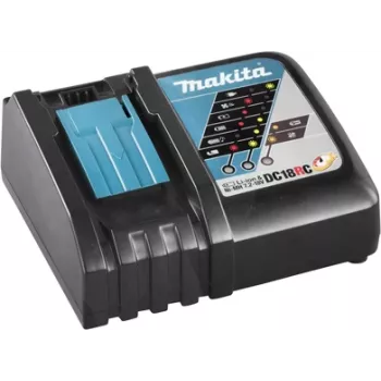 Įkroviklis akumuliatoriams Makita DC18RC, modelis 195584-2 - E, suderinamas su Makita baterijų paketais