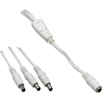 VOLTCRAFT Žemos įtampos jungiamasis laidas, lizdas – kištukas, 5.5 mm / 2.1 mm, 0.35 m (072981C)