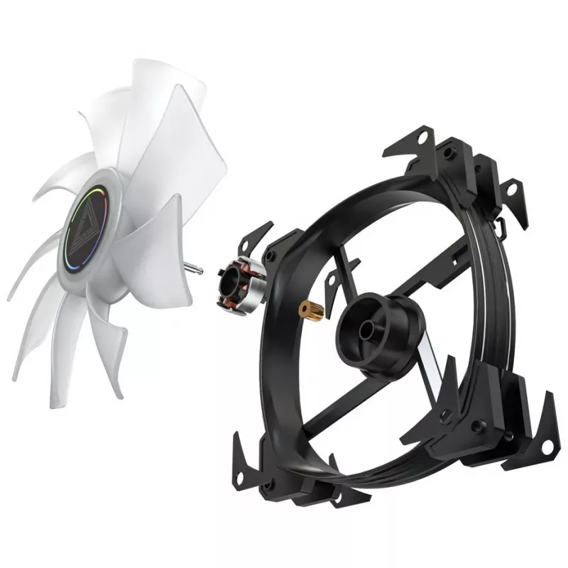 Korpuso ventiliatorius Montech HP140 ARGB PWM 140 mm (3 vnt. pakuotė)